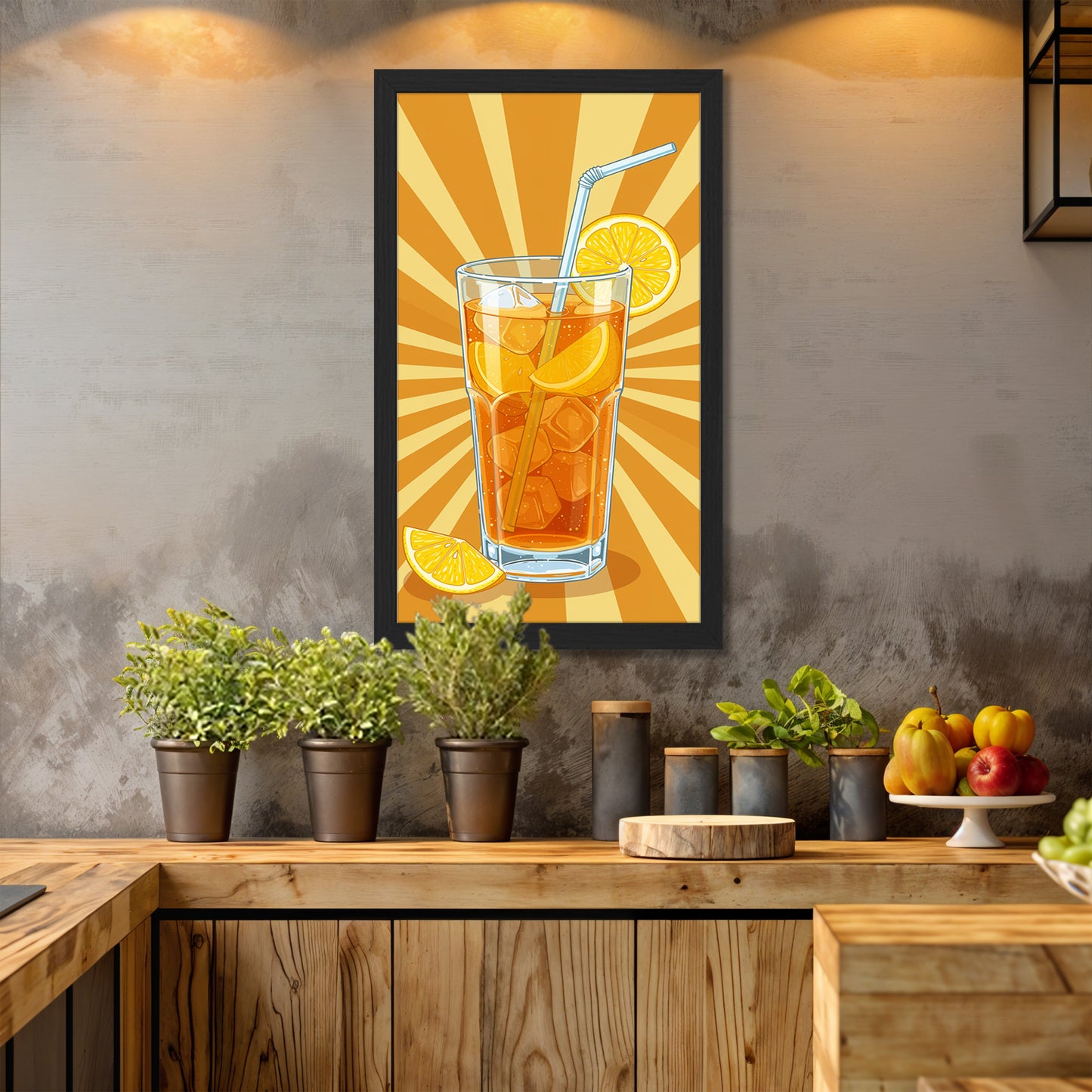 Citrus Cooler Wall Frame