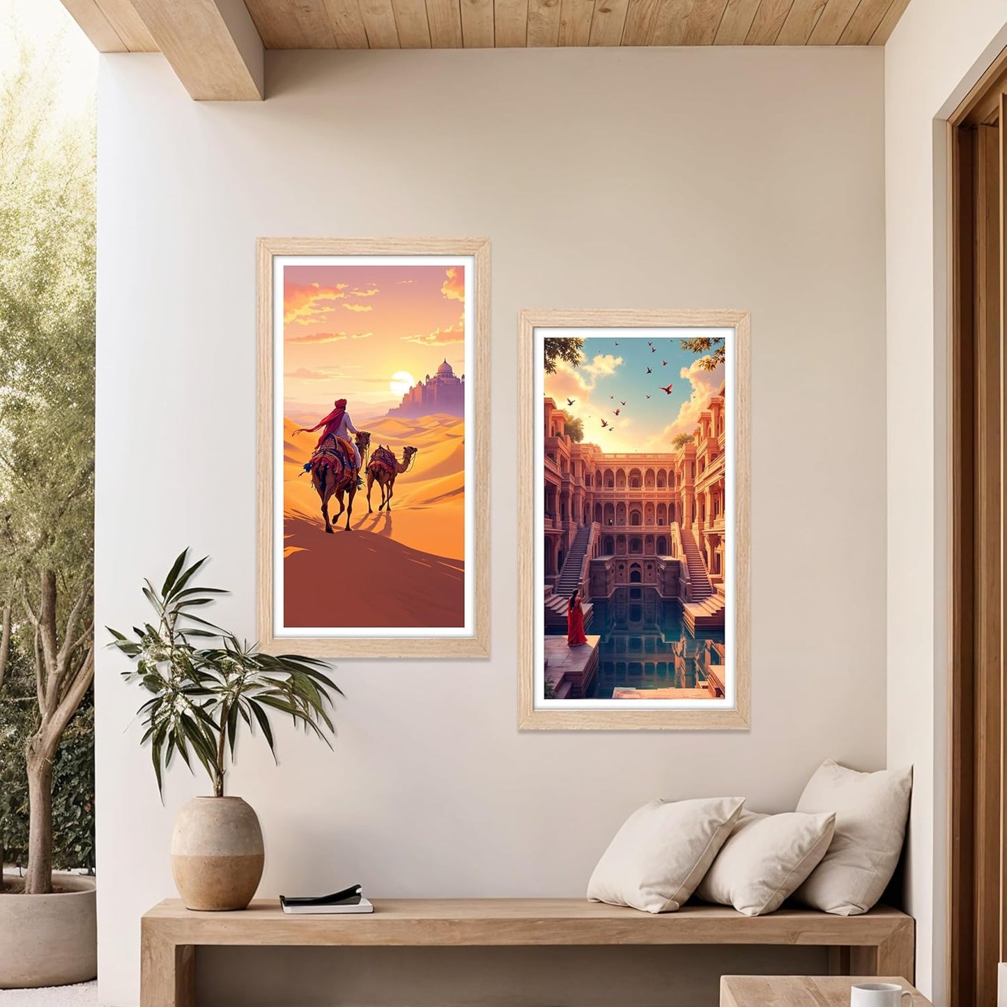 Golden Trails Wall Frames