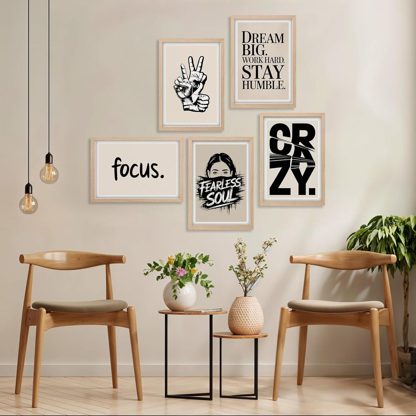 Fearless Mindset Wall Art Set