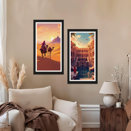 Golden Trails Wall Frames