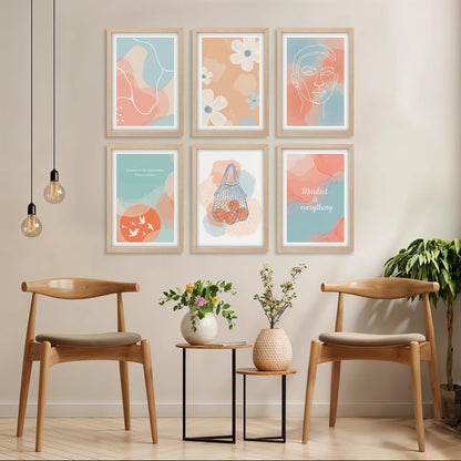 Pastel Serenity Wall Art Set