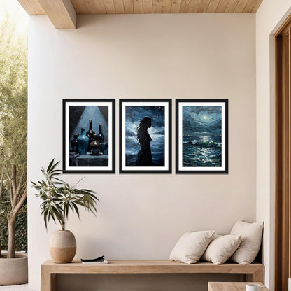 Moonlit Serenity Wall Art Set