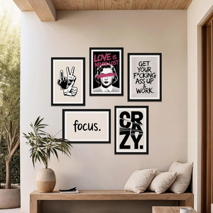 Bold Attitude Wall Art Set