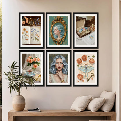 Vintage Elegance Wall Art Set