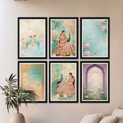 Lotus Serenity Set Wall Frame