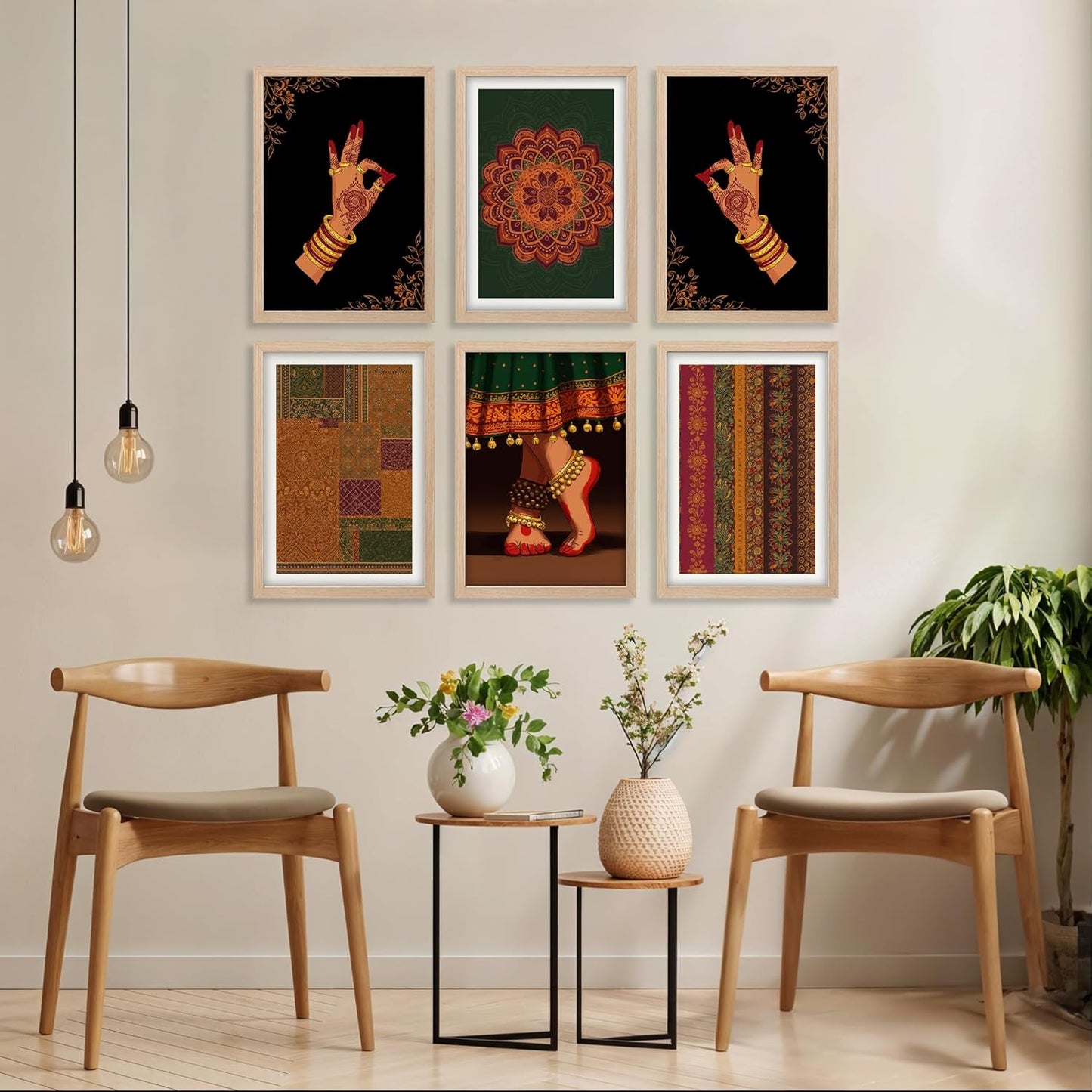 Traditional Dance Aura Set Wall Frames
