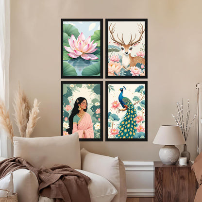 Lotus Harmony Wall Frame Set