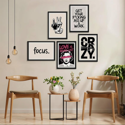 Bold Attitude Wall Art Set