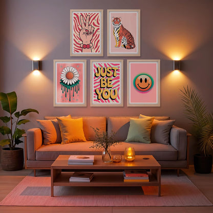 Vibrant Pop Wall Art Set