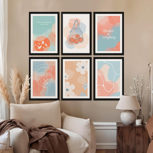 Pastel Serenity Wall Art Set