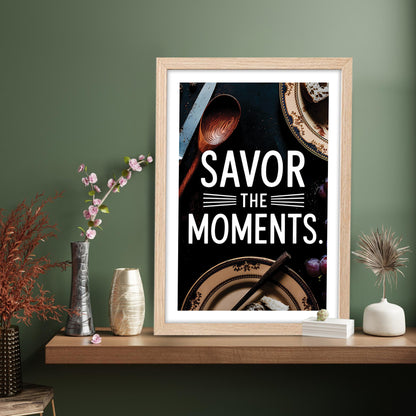 Savor Moments Wall Frame