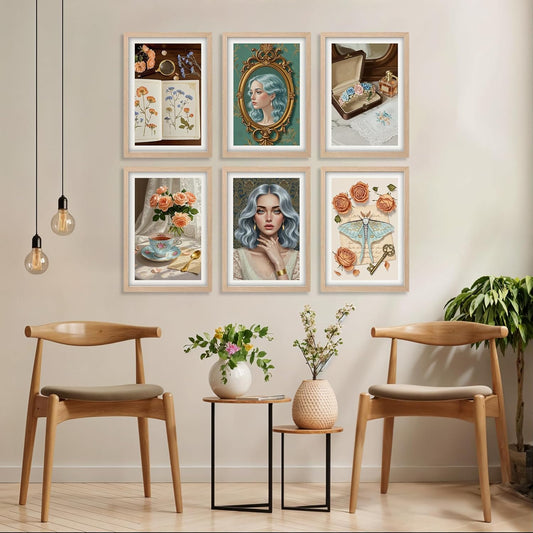 Vintage Elegance Wall Art Set