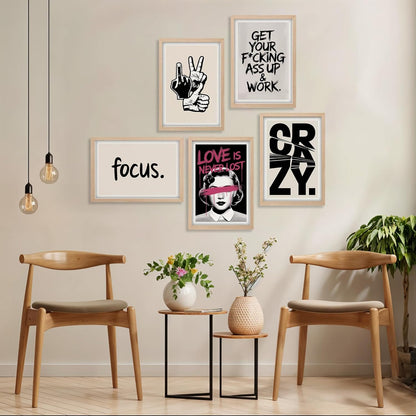 Bold Attitude Wall Art Set