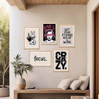 Bold Attitude Wall Art Set