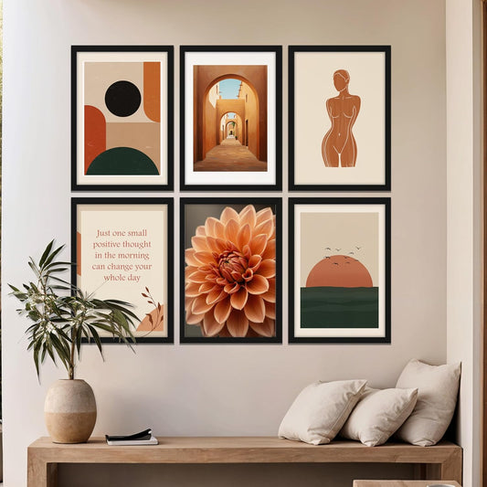 Earthy Minimal Aesthetic Wall Frame Set