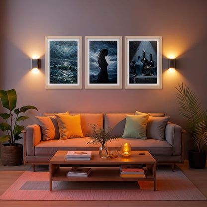 Moonlit Serenity Wall Art Set