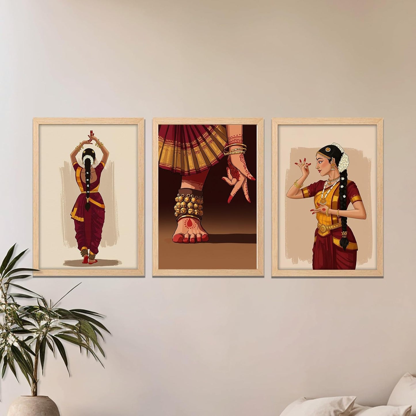 Classical Dance Trio Wall Frames