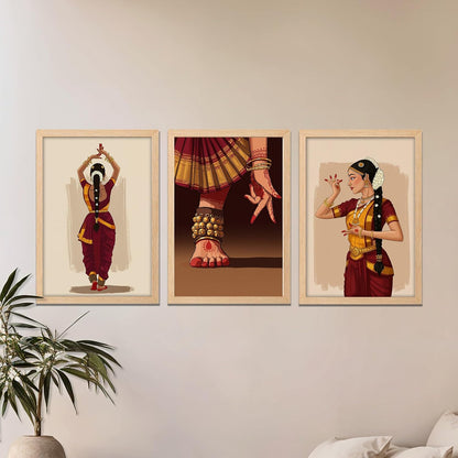 Classical Dance Trio Wall Frames