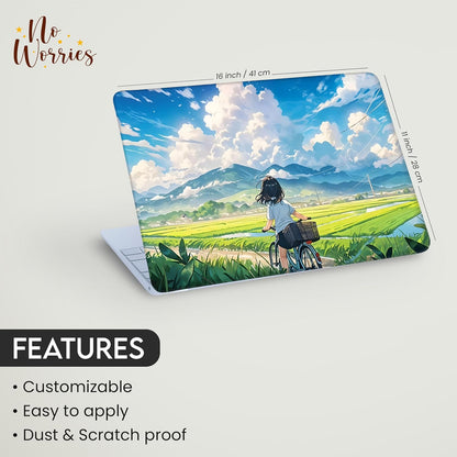 Nature Ride Laptop Skin