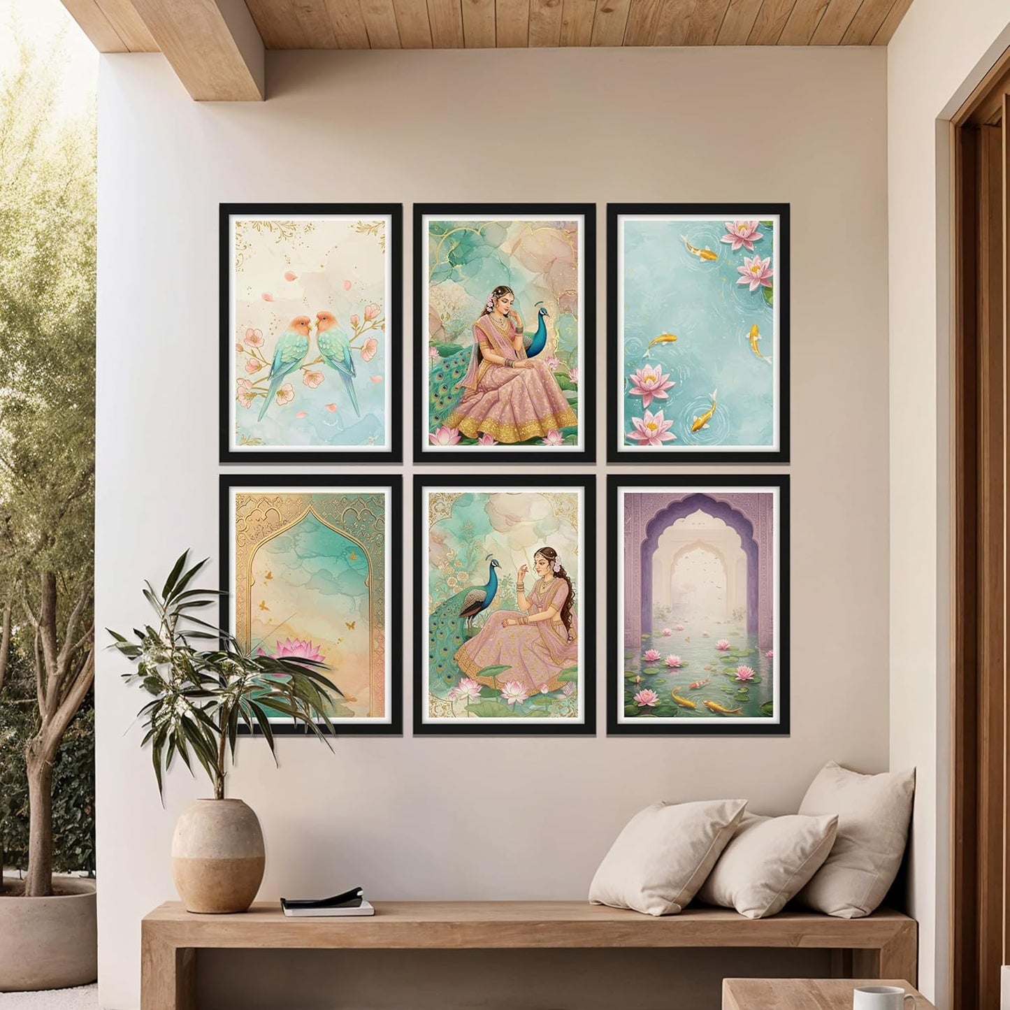 Lotus Serenity Set Wall Frame