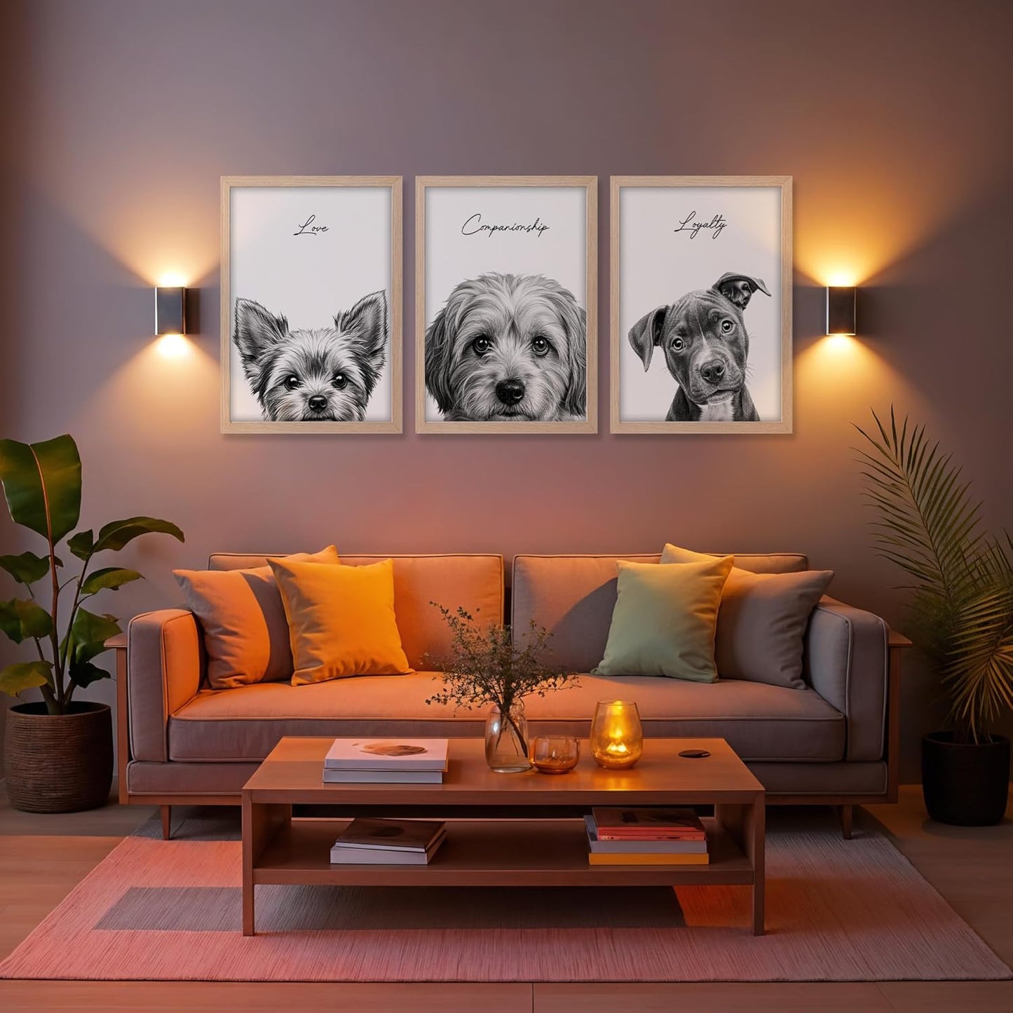 Puppy Love Wall Art Set