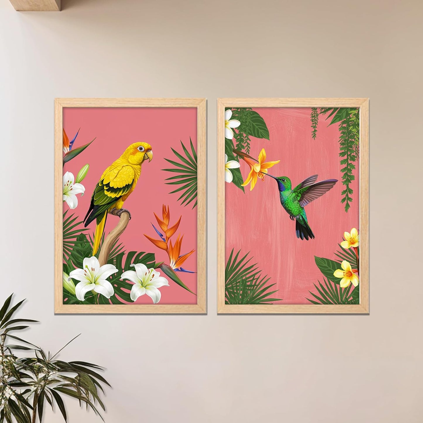 Tropical Harmony Wall Frame Set
