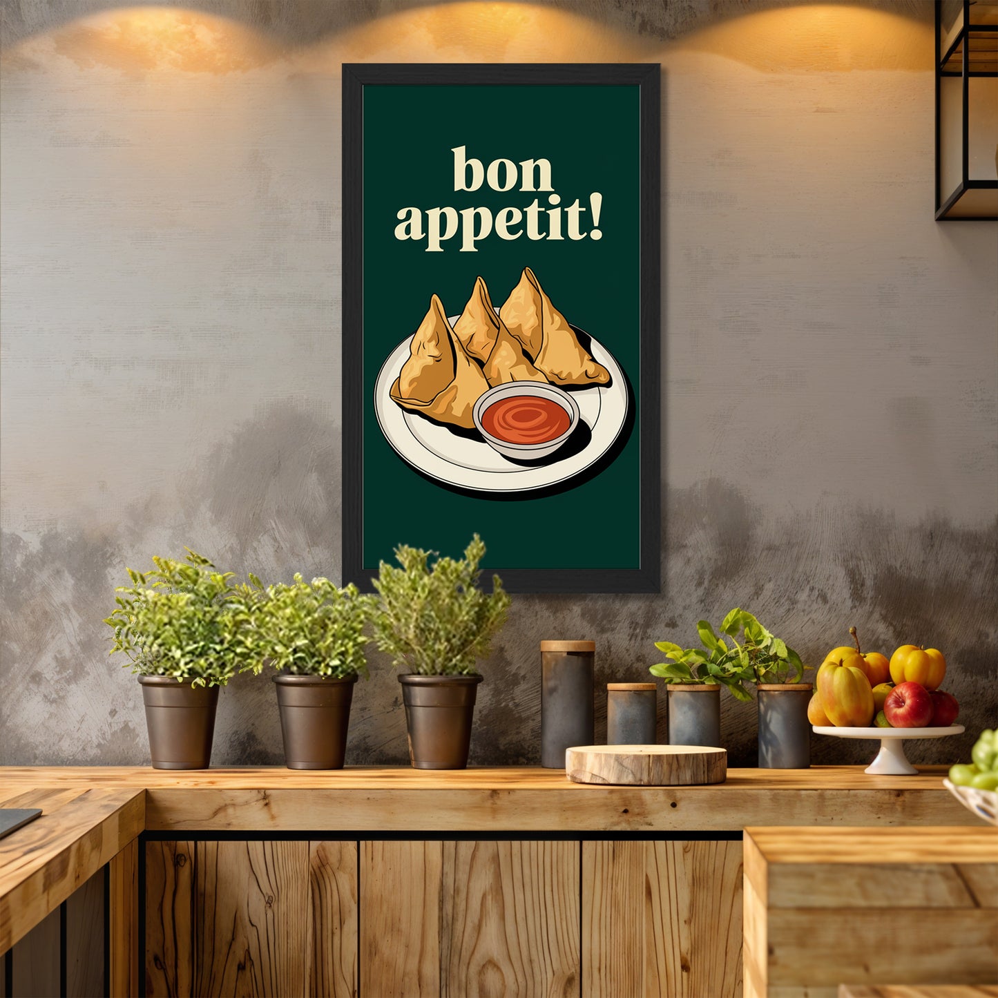 Samosa Snack Wall Art