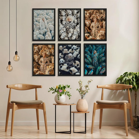 Wild Harmony Portrait Wall Art Set