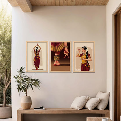 Classical Dance Trio Wall Frames