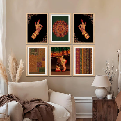 Traditional Dance Aura Set Wall Frames