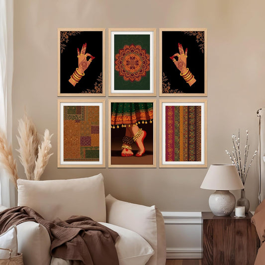 Traditional Dance Aura Set Wall Frames