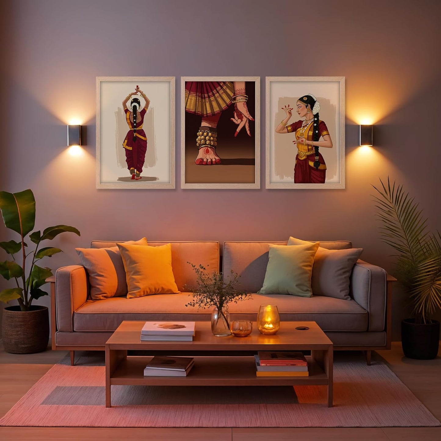 Classical Dance Trio Wall Frames