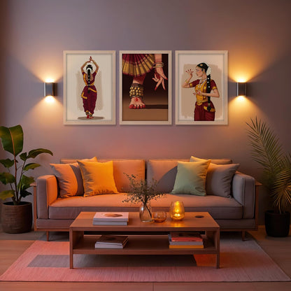 Classical Dance Trio Wall Frames