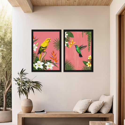 Tropical Harmony Wall Frame Set