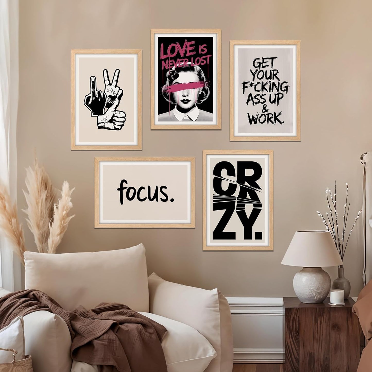Bold Attitude Wall Art Set