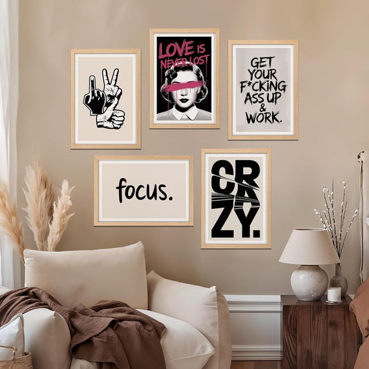 Bold Attitude Wall Art Set