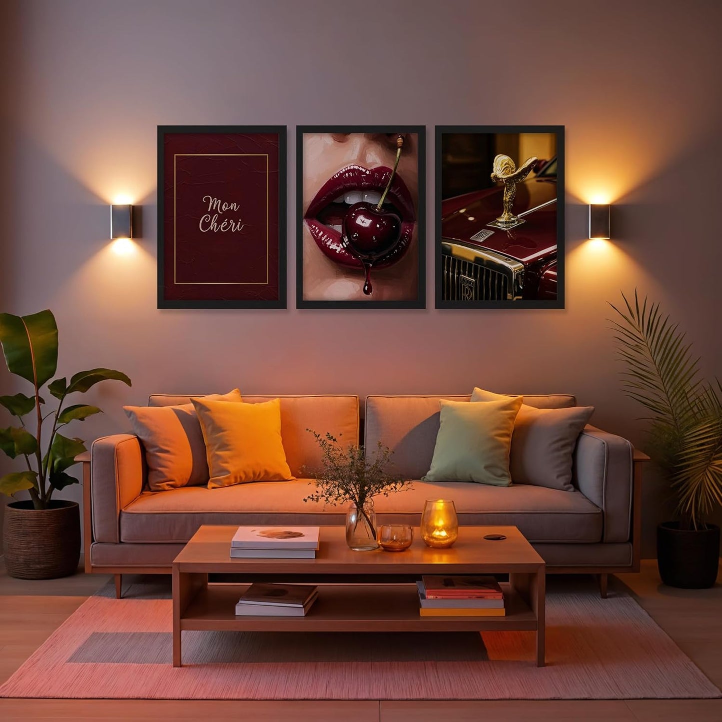 Luxury Glam Art Trio