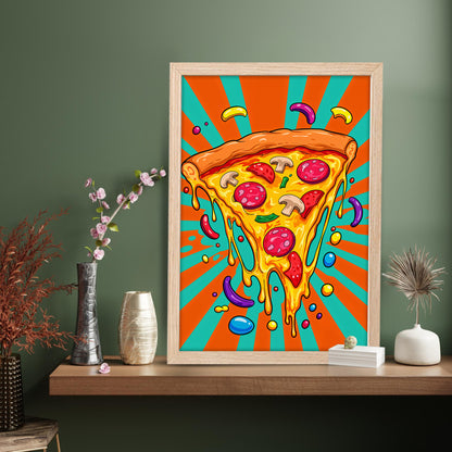 Melty Slice Wall Frame