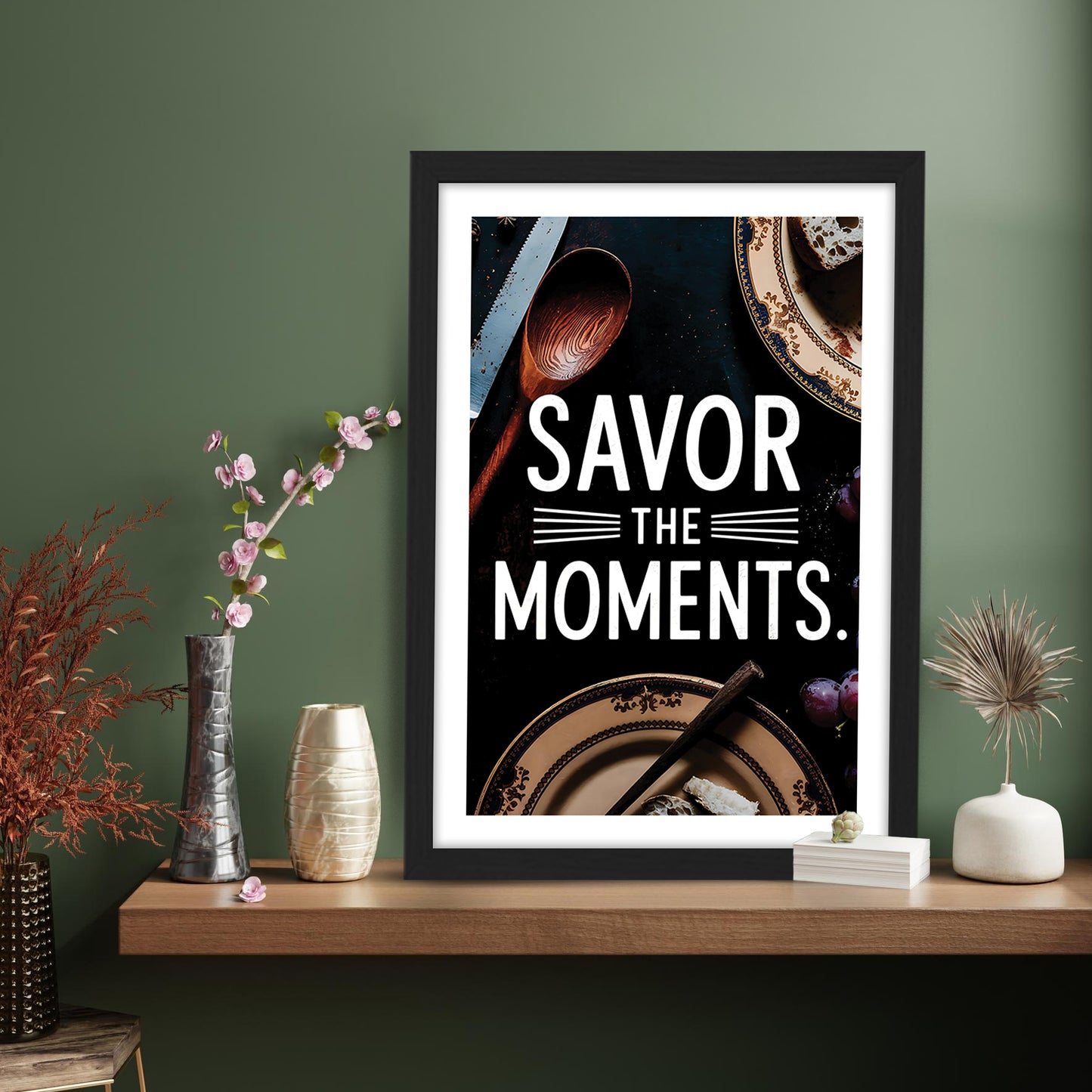 Savor Moments Wall Frame