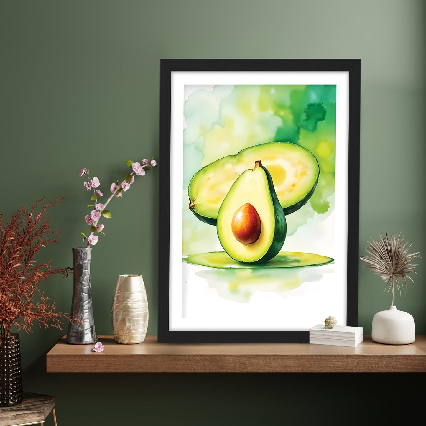 Avocado Bloom Wall Frame