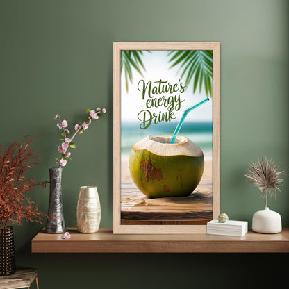 Coconut Drink Wall Art