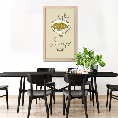 Soup Illustration Wall Art