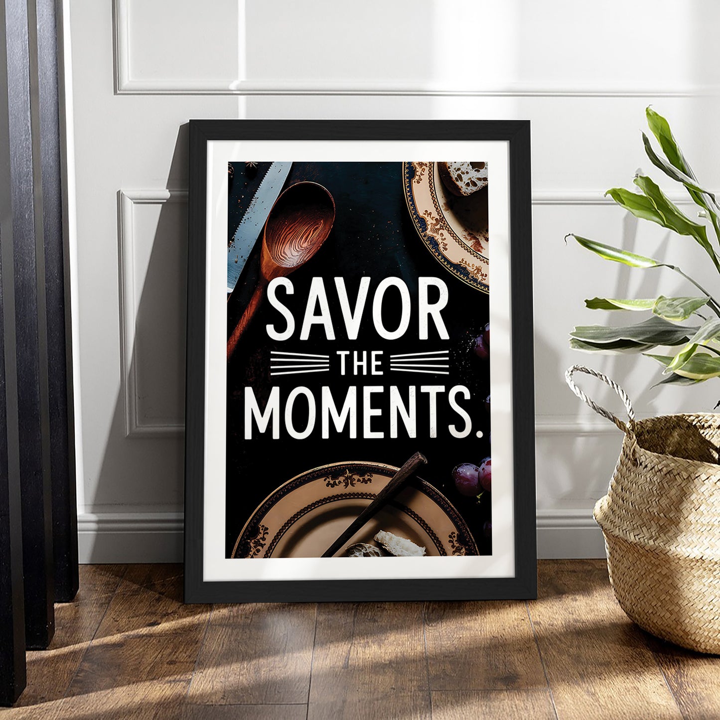 Savor Moments Wall Frame