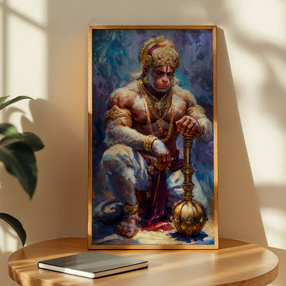 Divine Hanuman Wall Frame