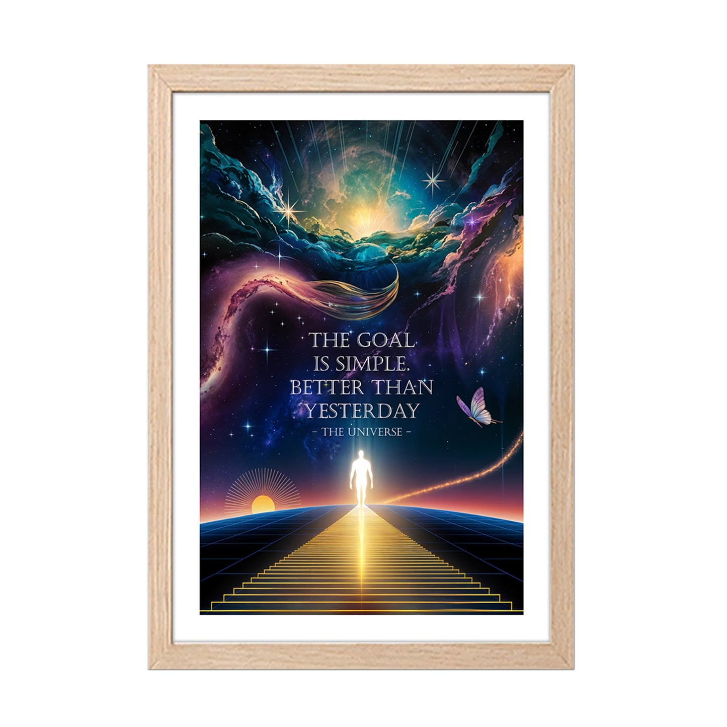 Better Than Yesterday Motivational Poster