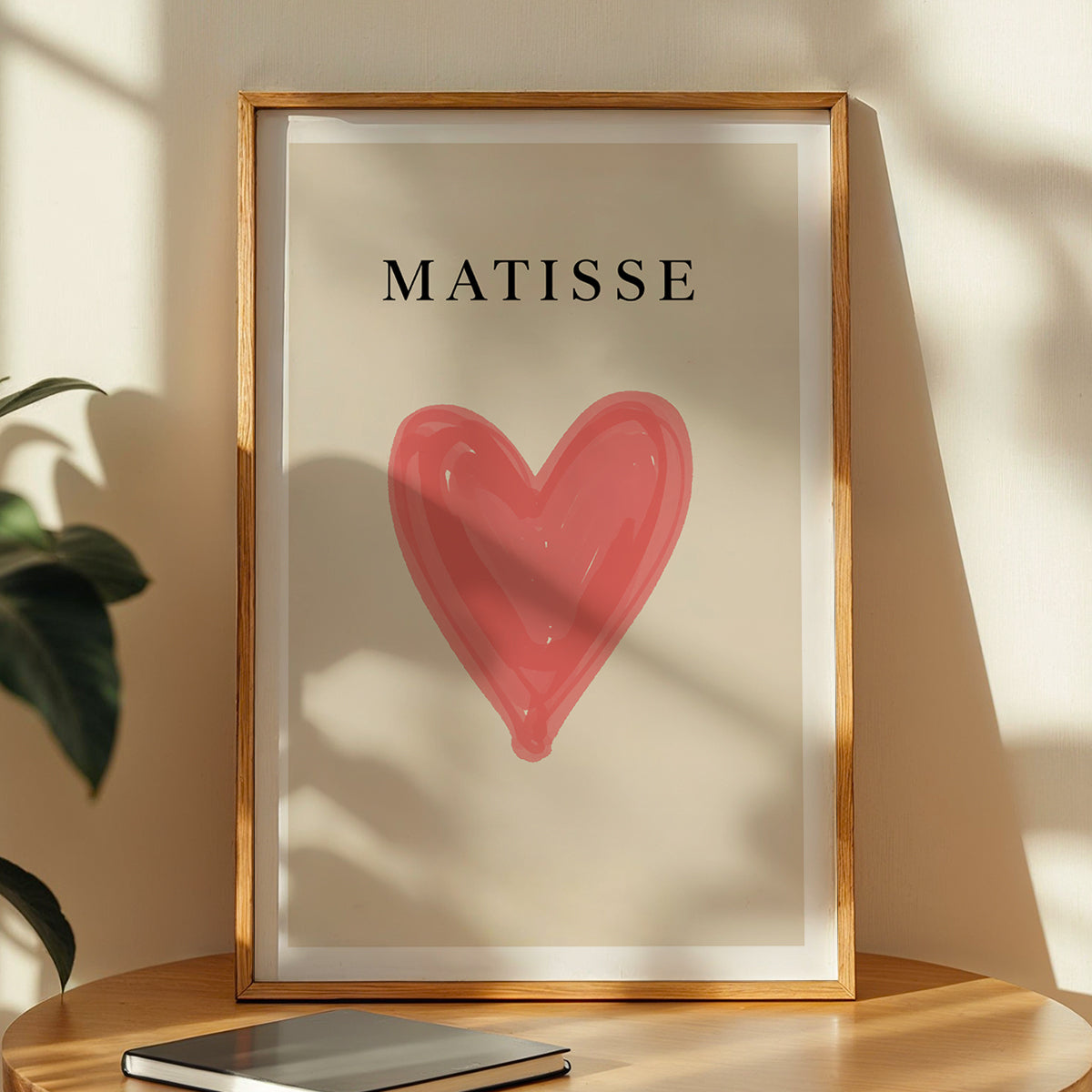 Matisse Heart Minimalist Framed Wall Art
