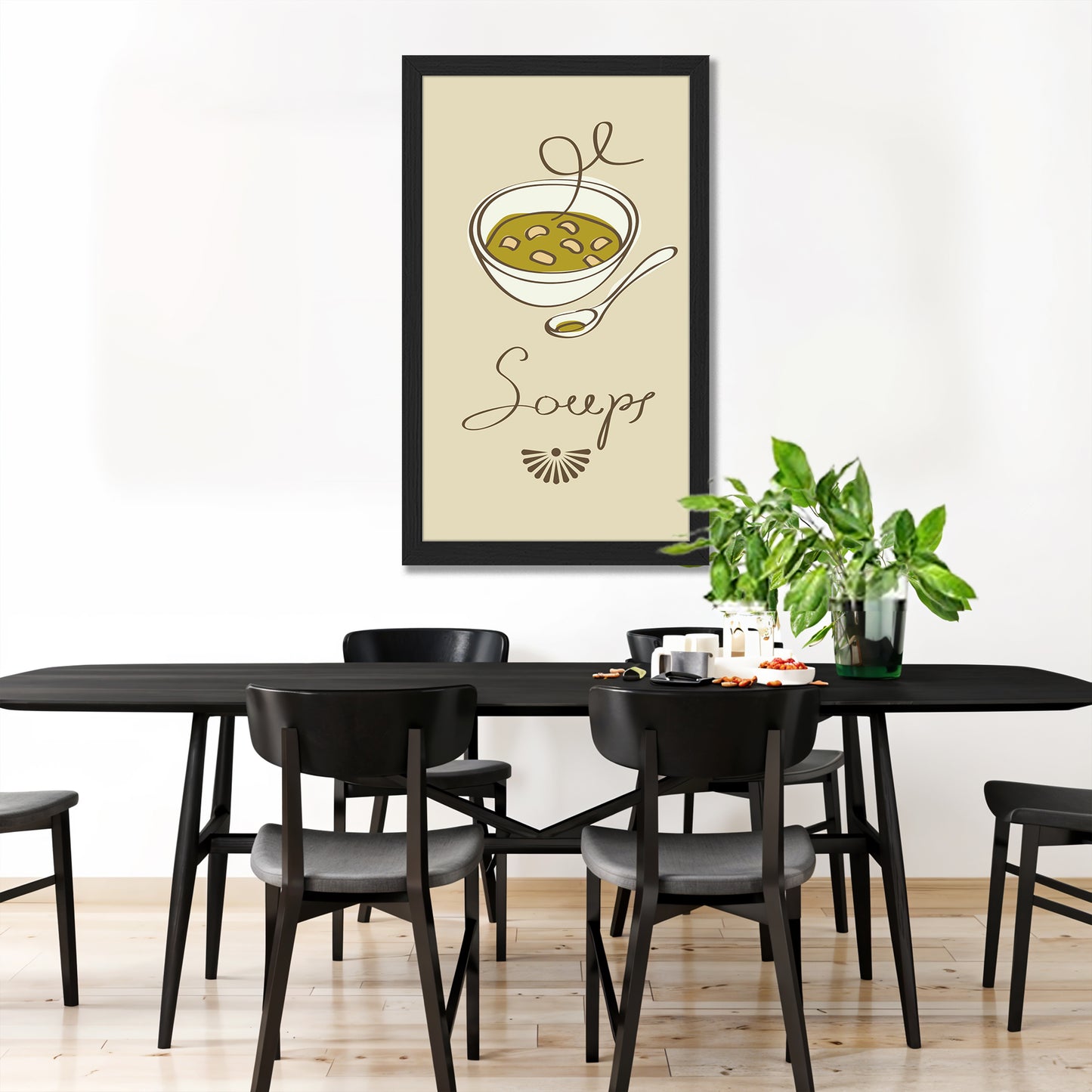 Soup Illustration Wall Art