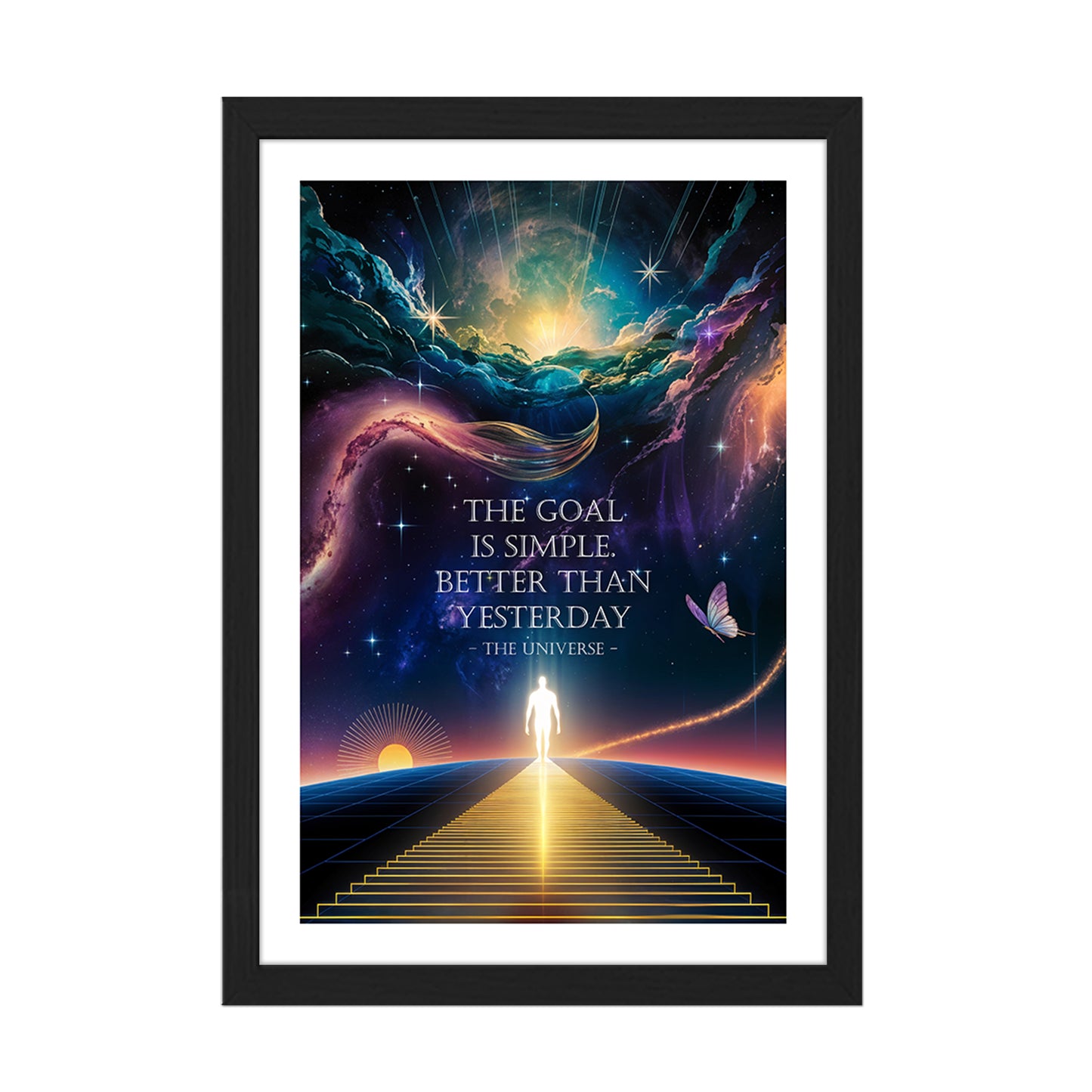 Better Than Yesterday Motivational Poster