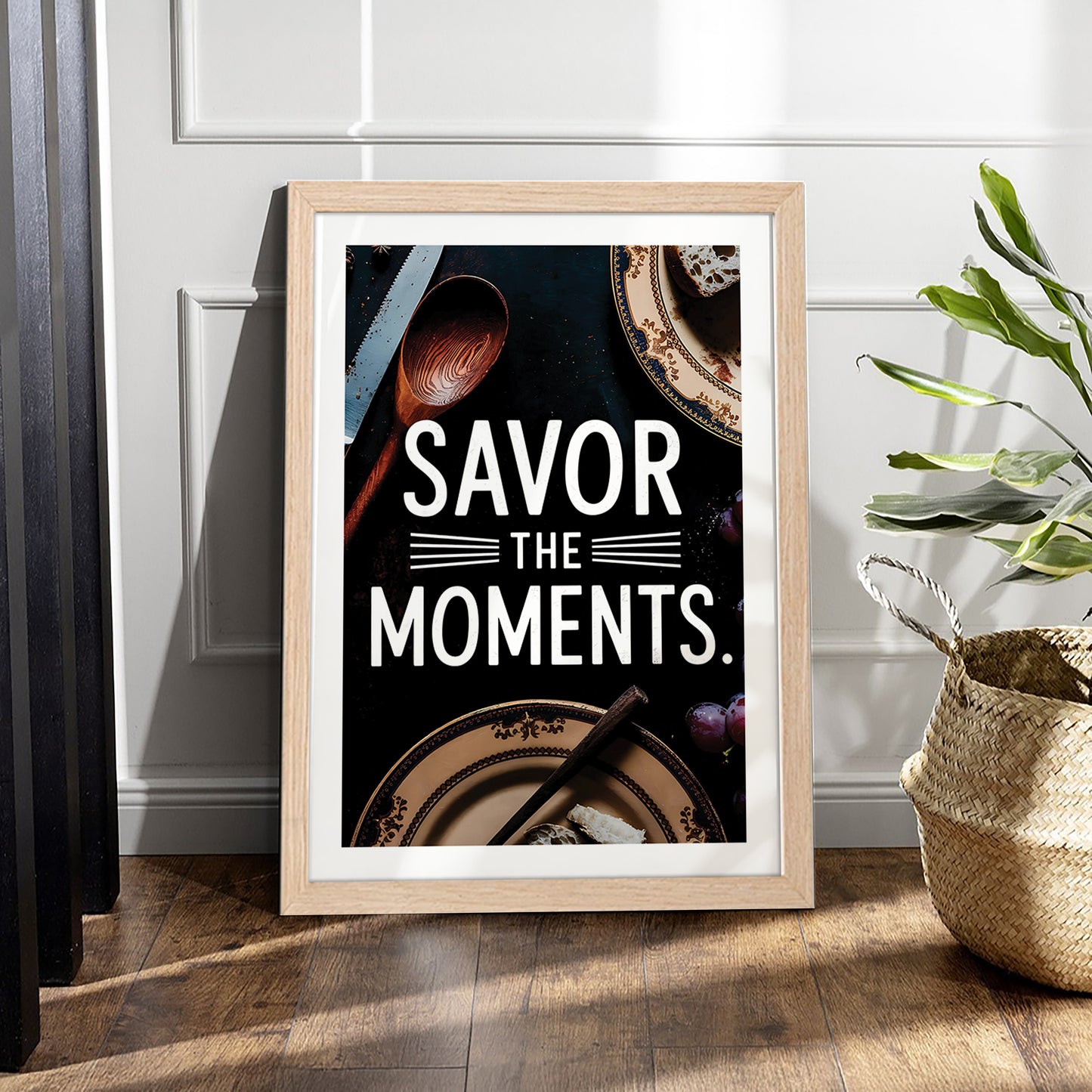 Savor Moments Wall Frame