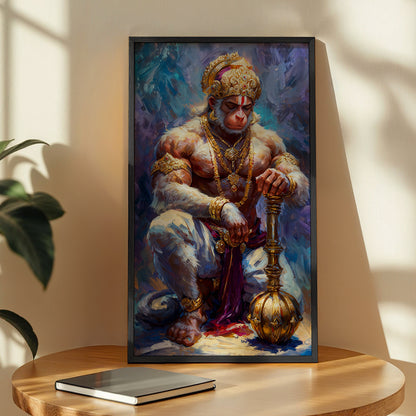Divine Hanuman Wall Frame